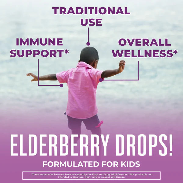 Organic Kids Elderberry Liquid Drops