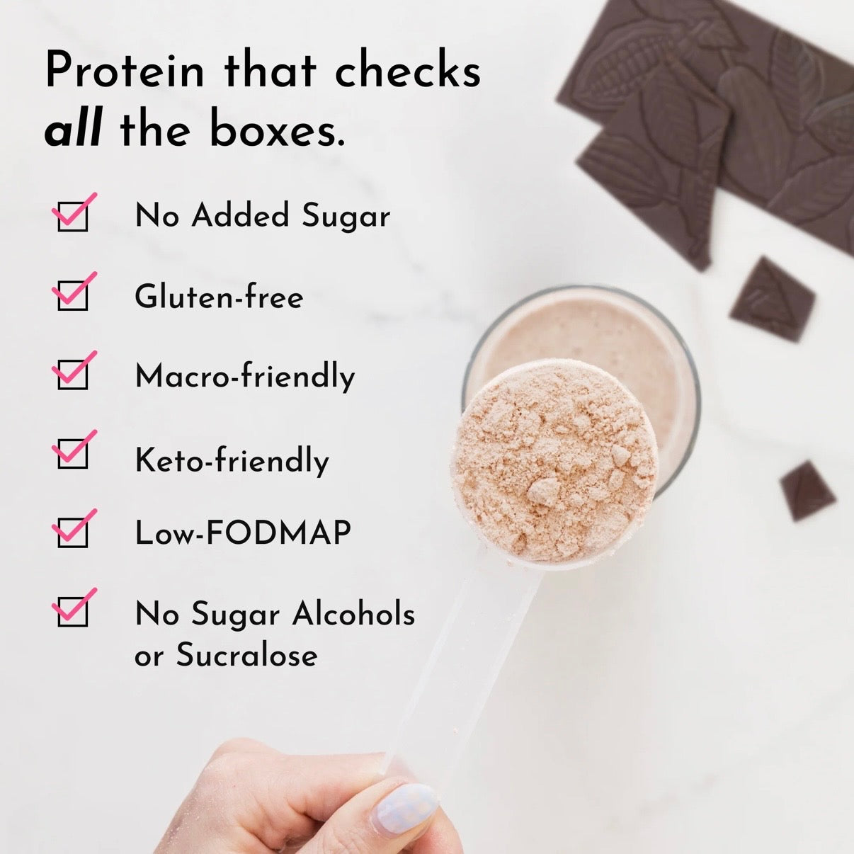 Just Ingredients Chocolate Protein Powder