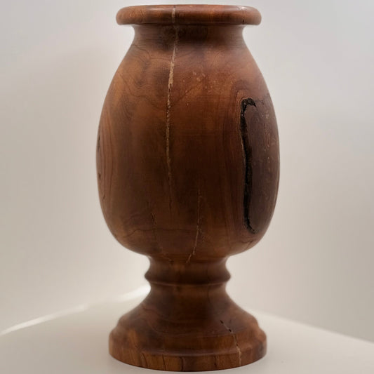 Locally Made 8” Applewood Vase