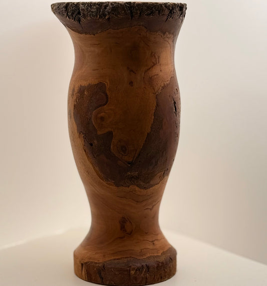 Locally Made Wooden Vase