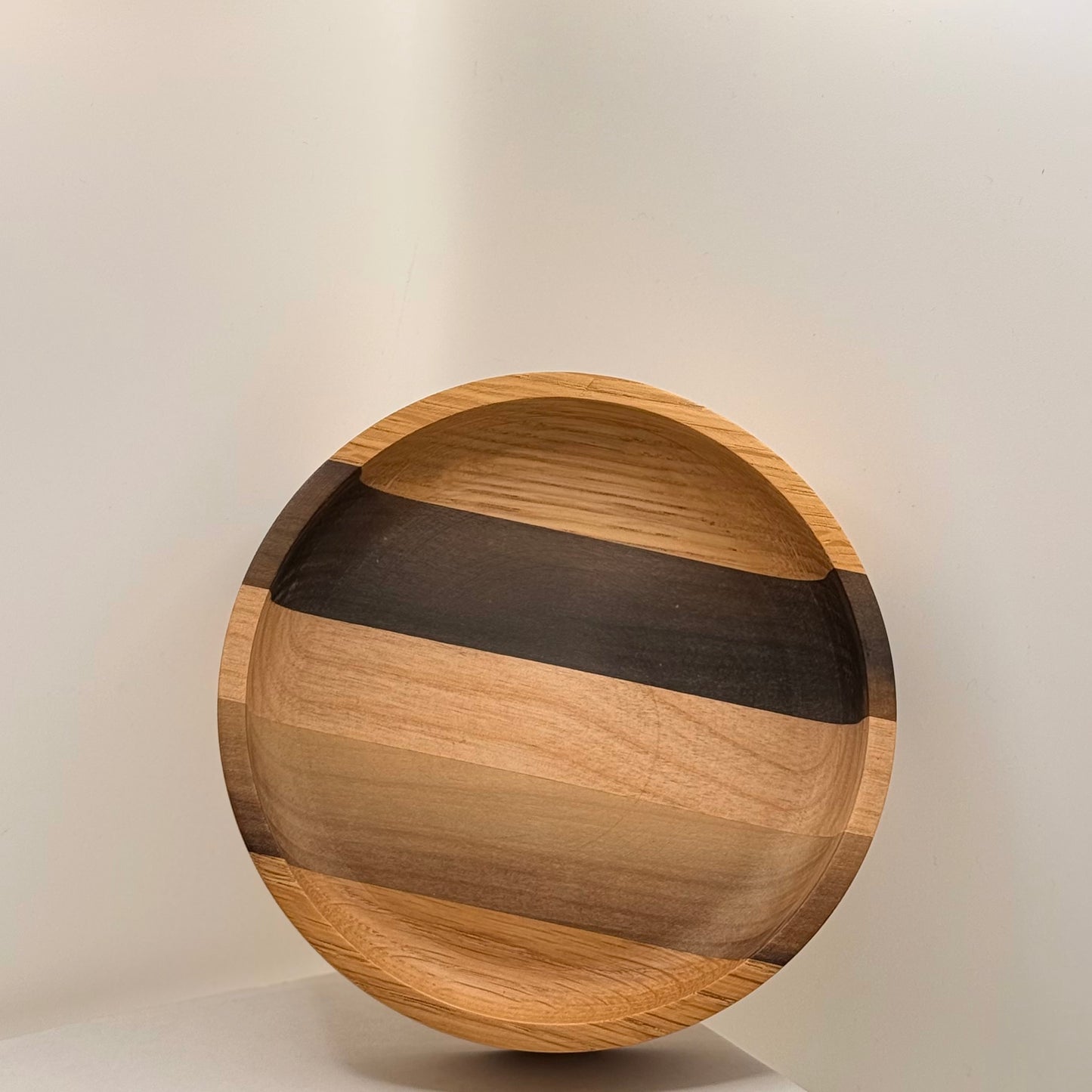 Locally Made Oak Poplar Variegated Bowl