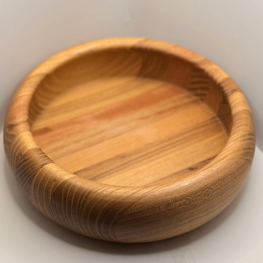 Locally Made 8” Locust+Mahogany Round Edge Bowl