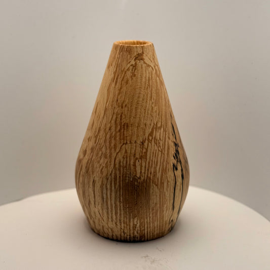 Locally Made Beech Wood Vase