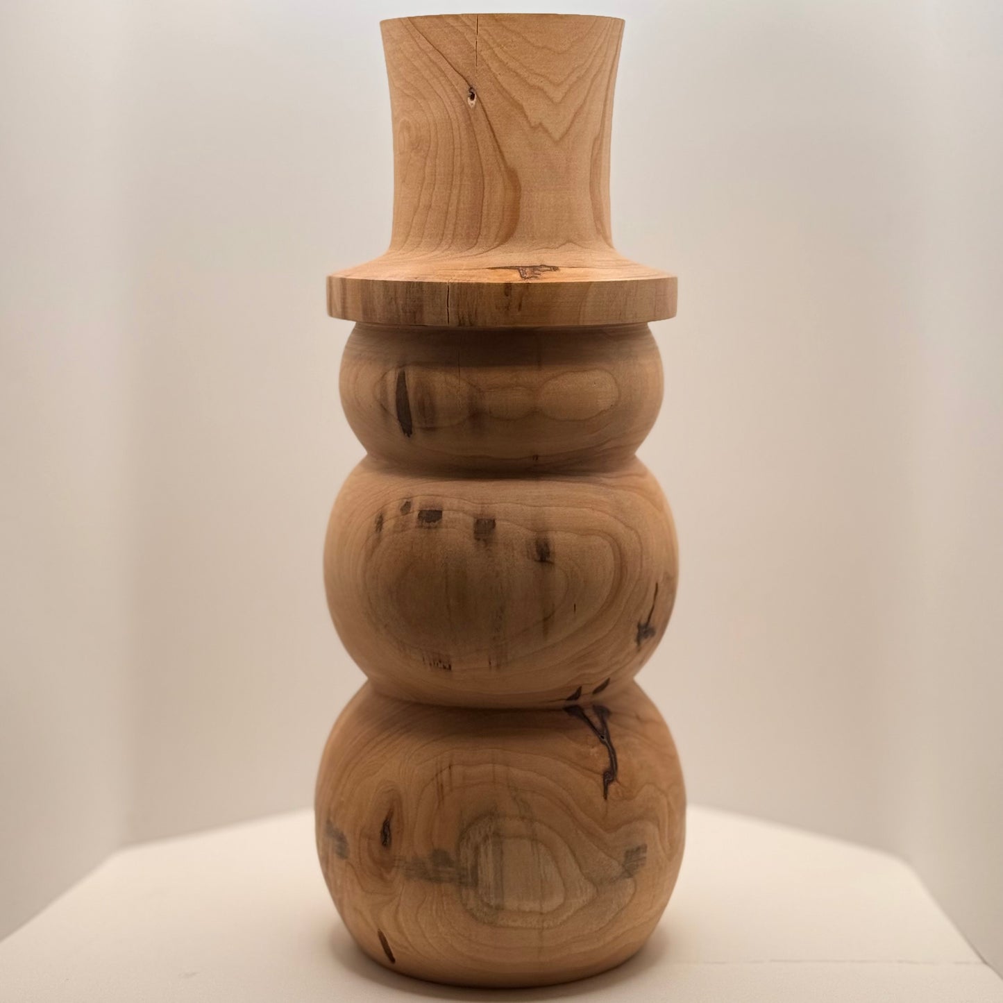 Locally Made Wooden Snowman