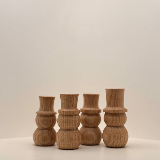 Locally Made Mini Wooden Snowman