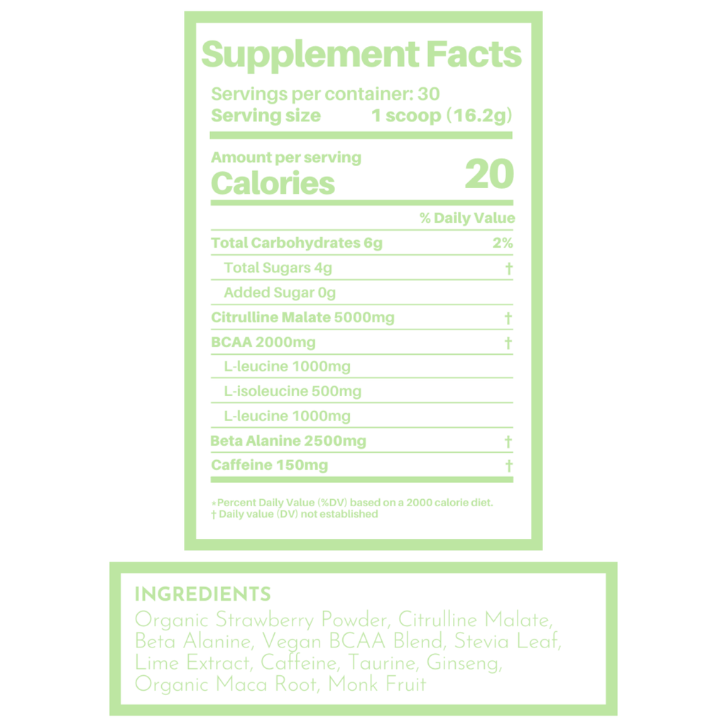 Strawberry Limeade Pre-Workout