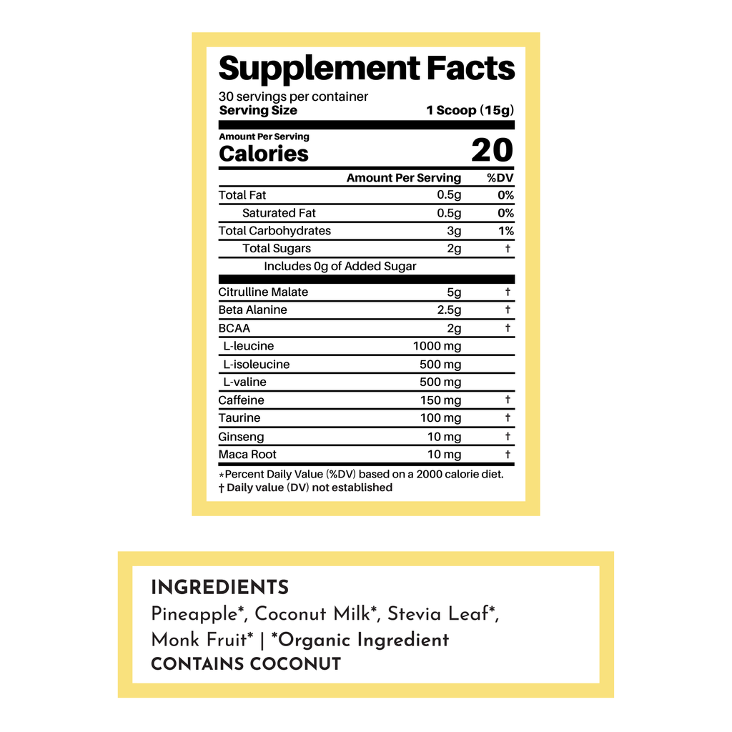 Tropical Paradise Pre-Workout