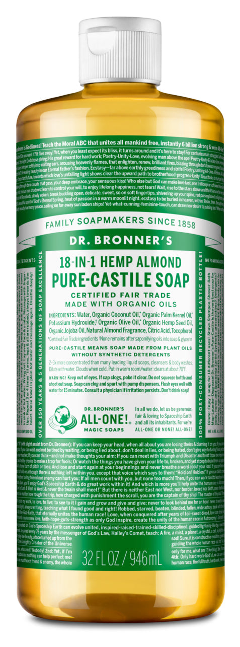 Dr Bronner's 18 in 1 Castile Soap