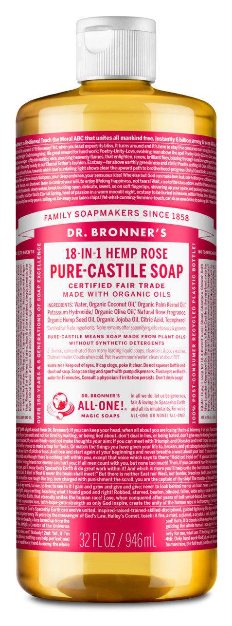 Dr Bronner's 18 in 1 Castile Soap