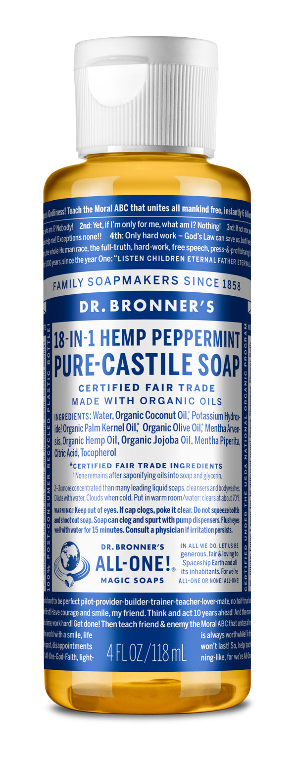 Dr Bronner's 18 in 1 Castile Soap