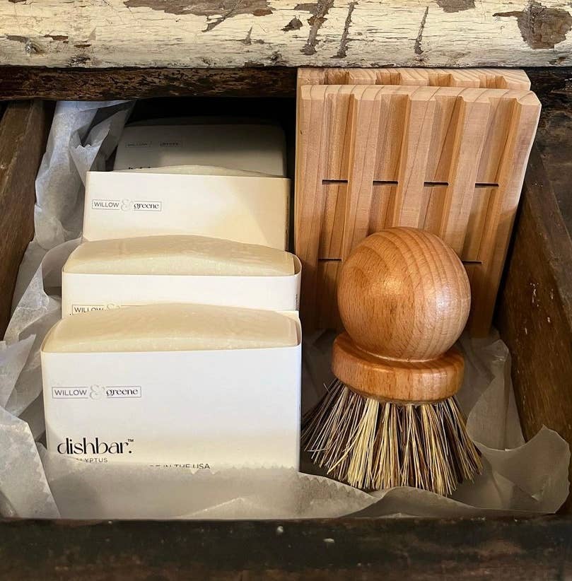 HANDMADE DISHBAR™ with essential oils (paper wrap): ORANGE