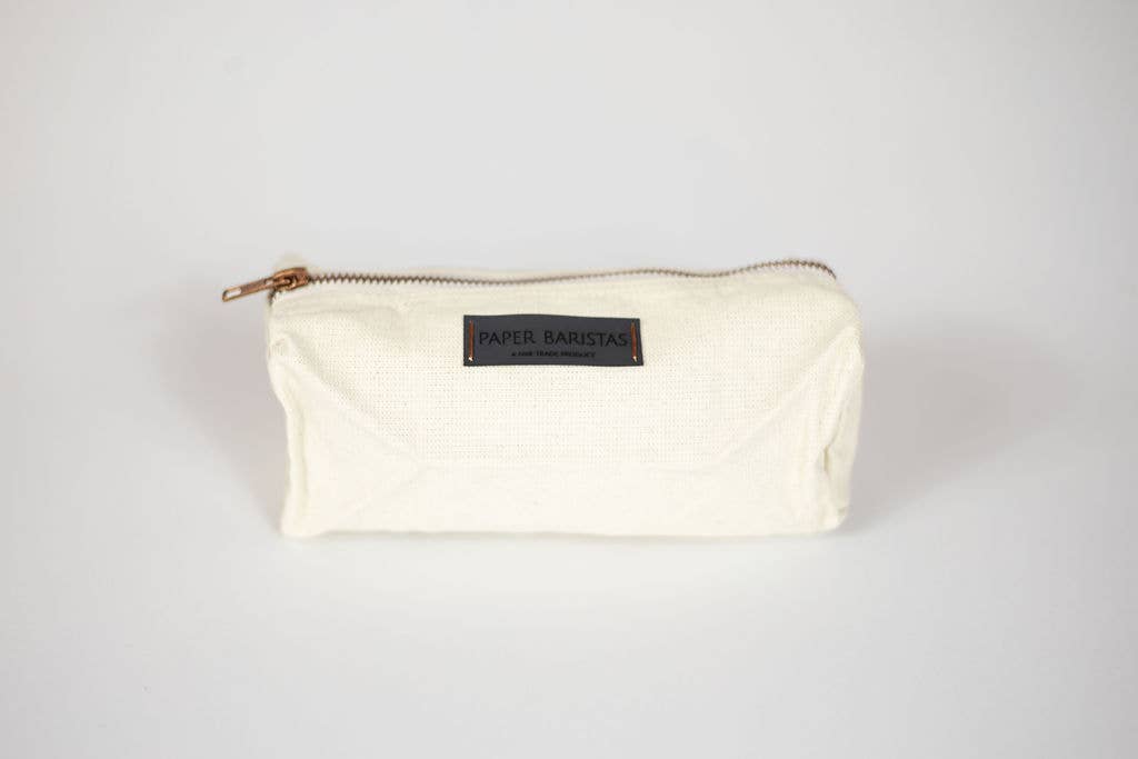 Leak Proof Recycled Canvas Pencil Bags