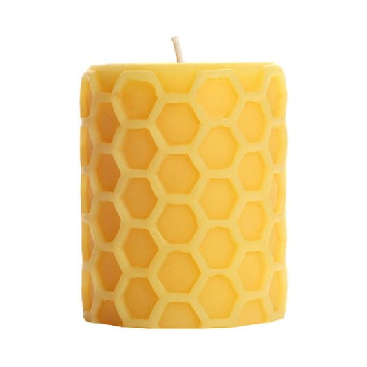Beeswax Honeycomb Pillar