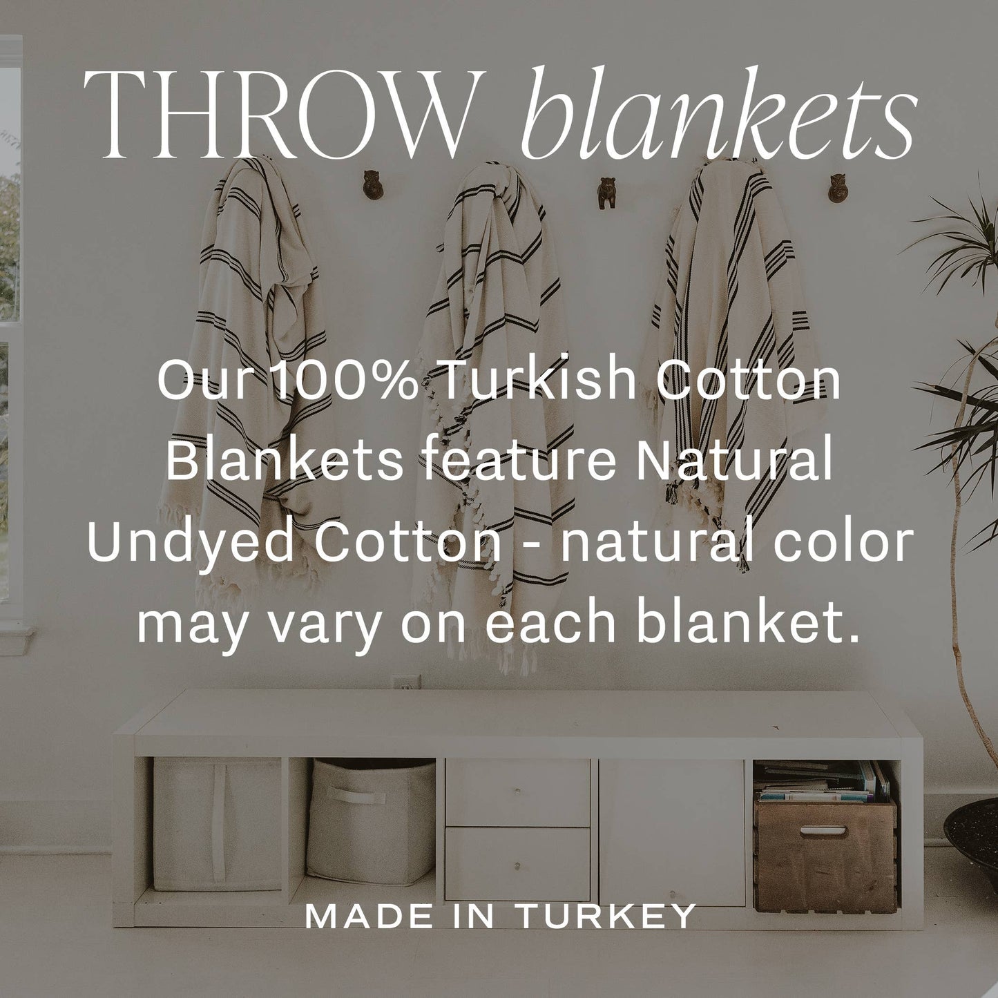 Taylor Turkish Jumbo Throw Blanket