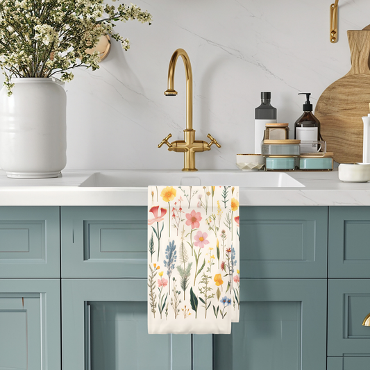 Botanical Wildflower | Recycled Microfiber Waffle Tea Towel