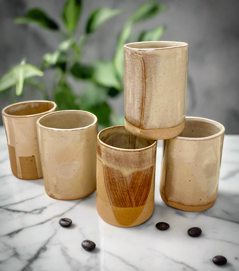 Tall Mugs / No Handle - Handmade Ceramic
