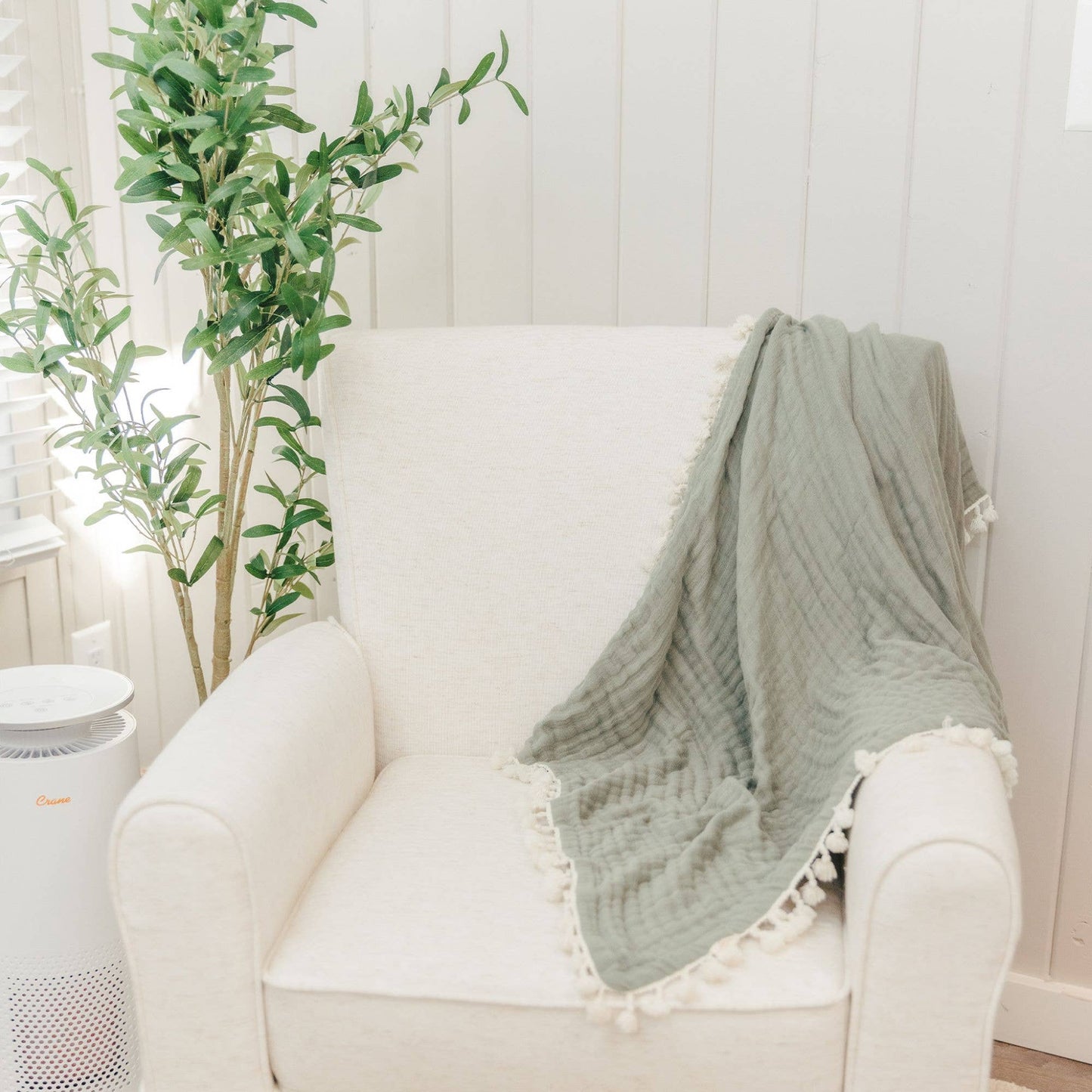 6-Layer Muslin Blanket Fern