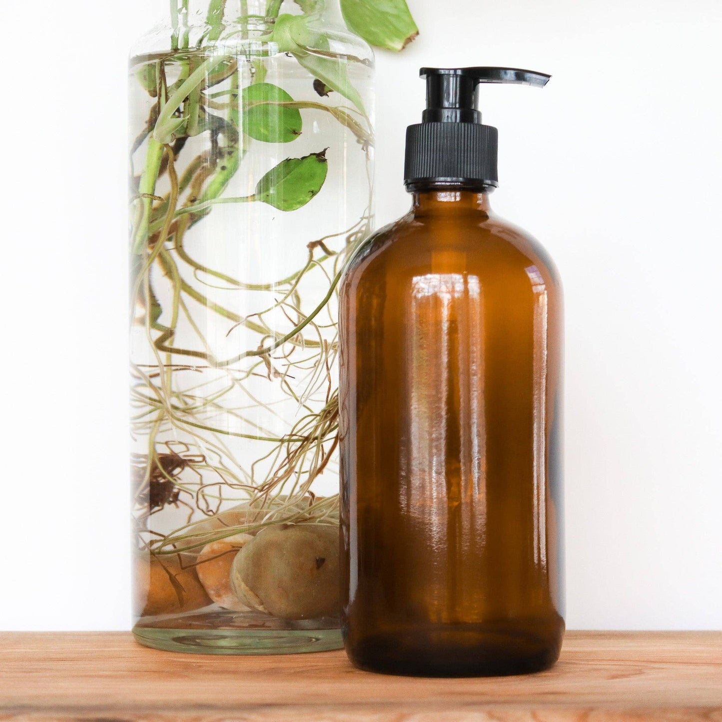 Glass Pump Bottle