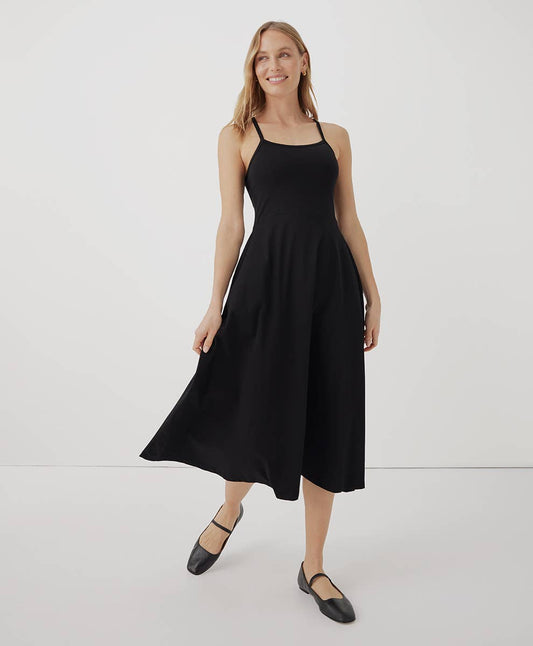 Women's Fit & Flare Midi Dress