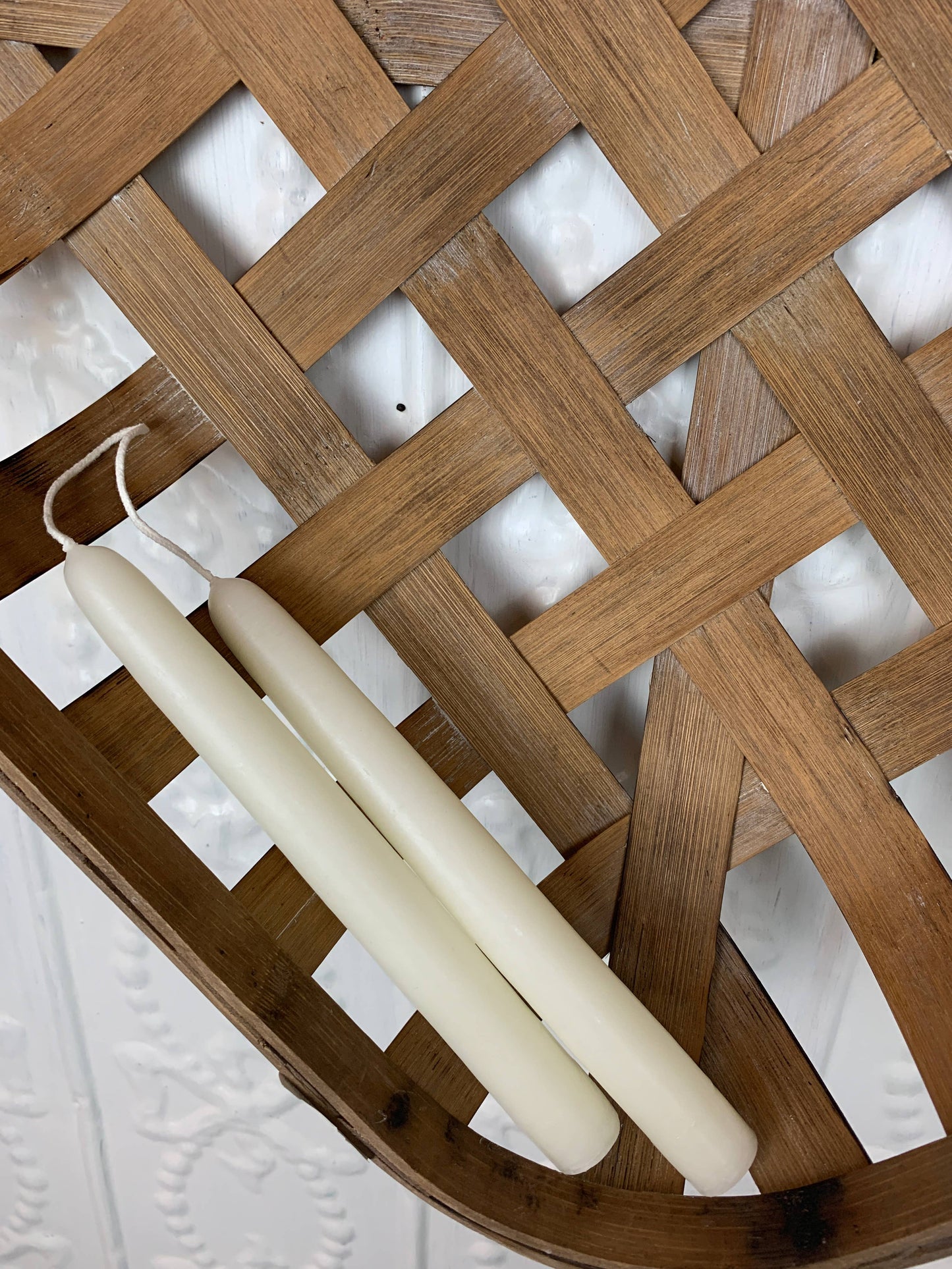 Tapered Candles - Off White: 10"