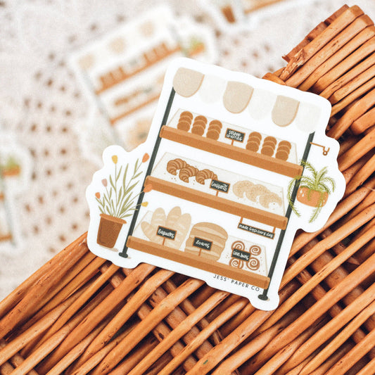 Bakery Cart Sticker