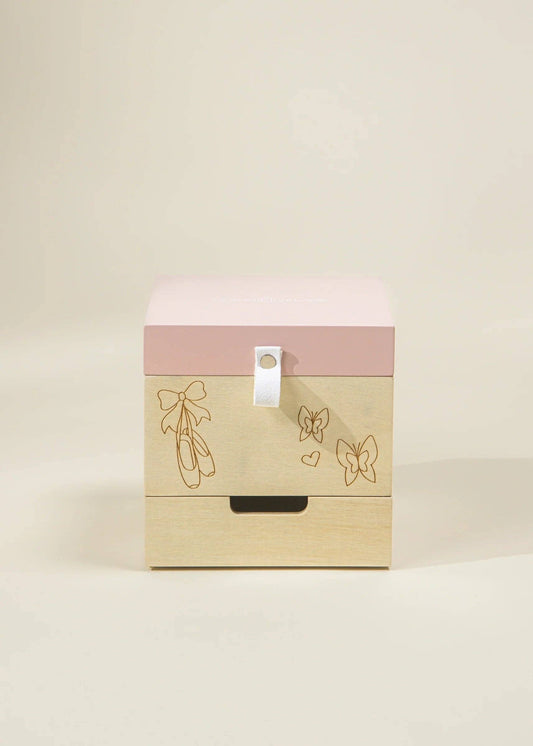 Wooden Musical Souvenir Box - Ballerina
