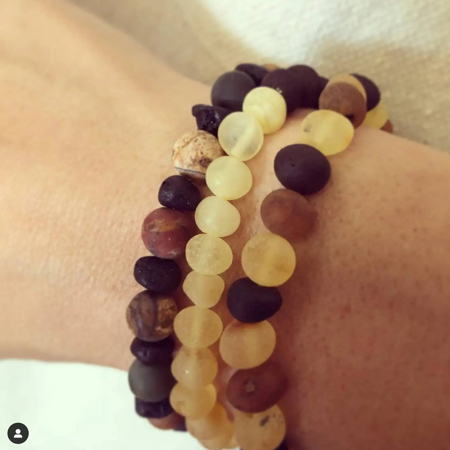 Adults | Raw Honey Baltic Amber Bracelet