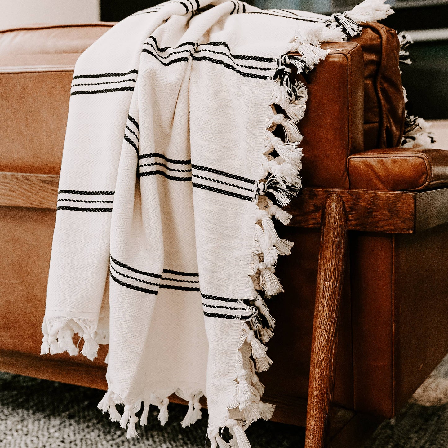 Taylor Turkish Jumbo Throw Blanket