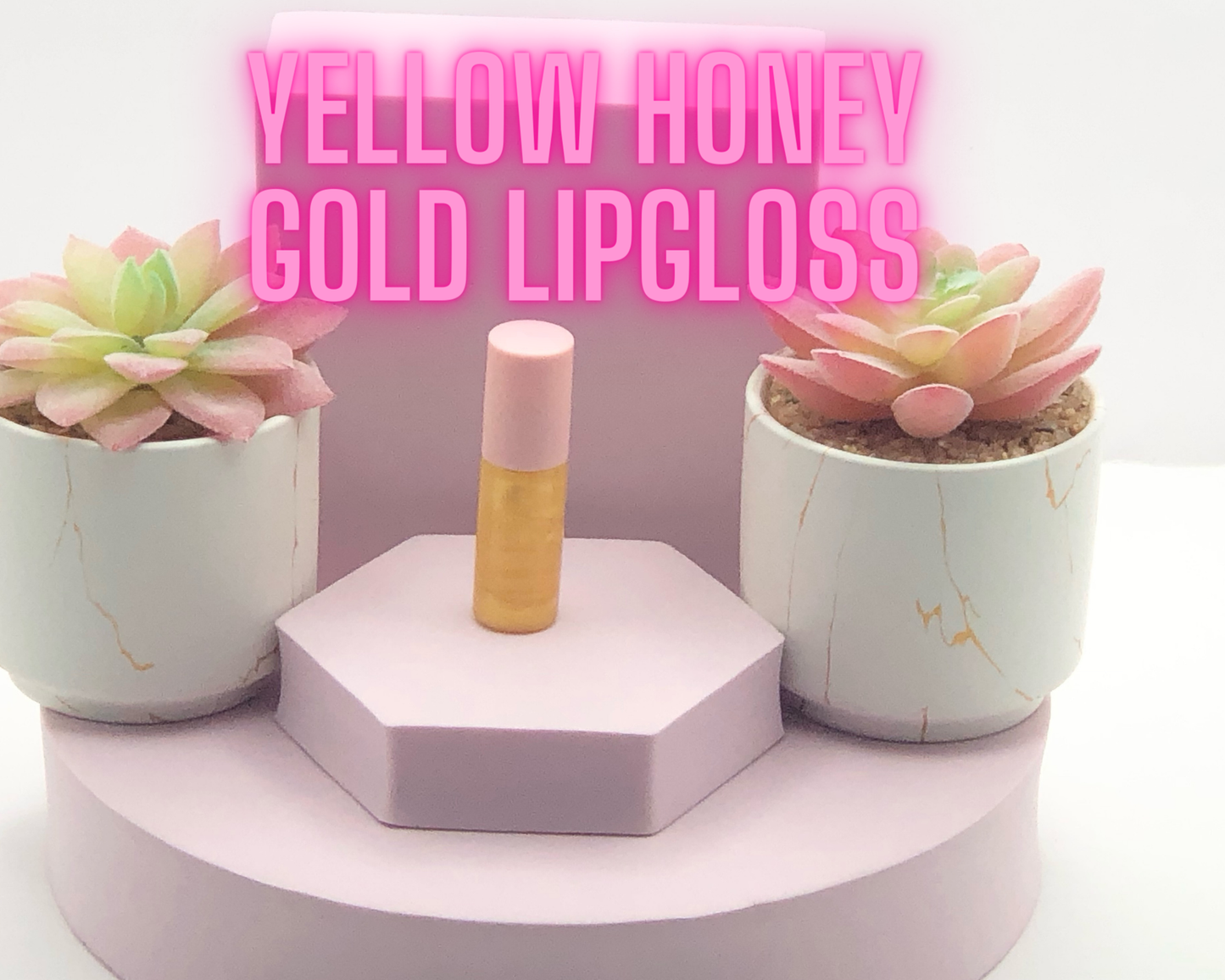 Fun Size 3.5 ML Mini Lip Gloss | Gift for Her | Beauty Gift: Vanilla / Soft Pink