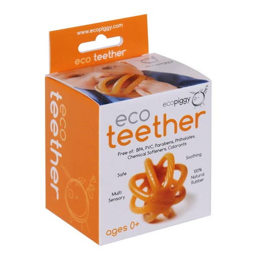 Natural Rubber Teether - Ecoteether Ball