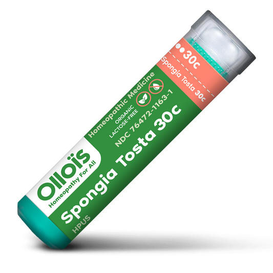 Olloïs Spongia Tosta 30C Lactose-Free Organic, 80 Pellets