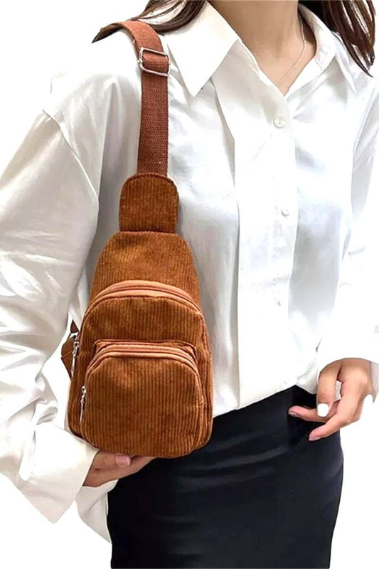 Corduroy Vintage crossbody Sling Bag
