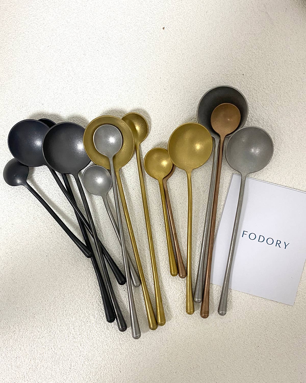 Modern Matte Spoons - Gold