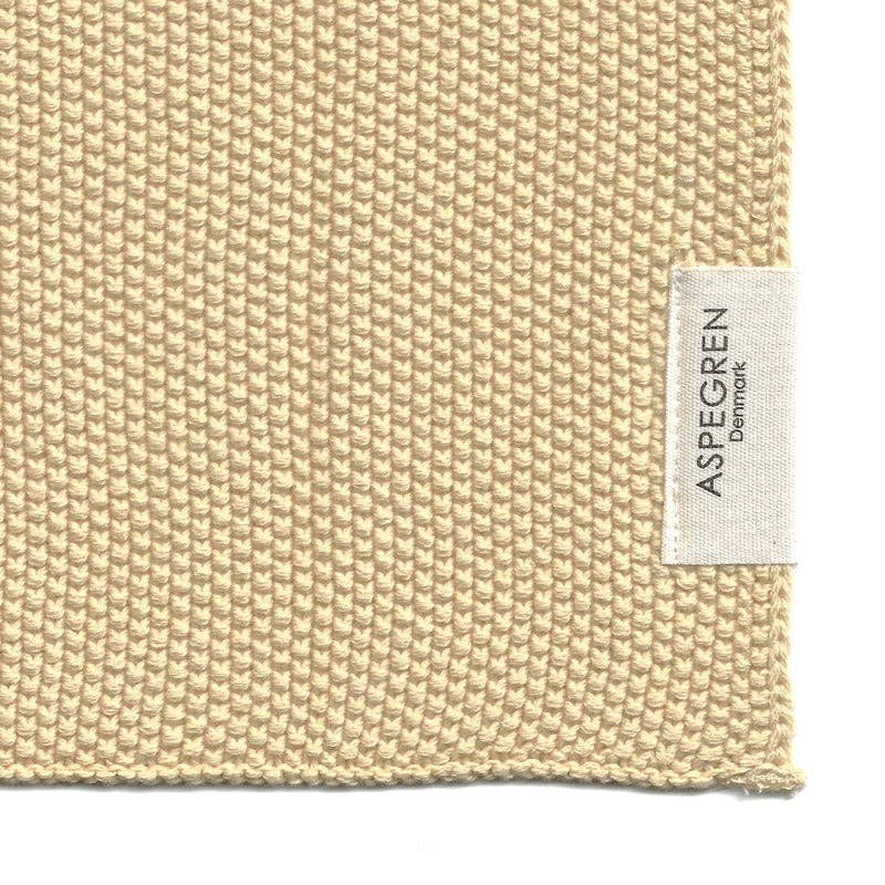 Dishcloths - Knitted - Solid - Golden Straw