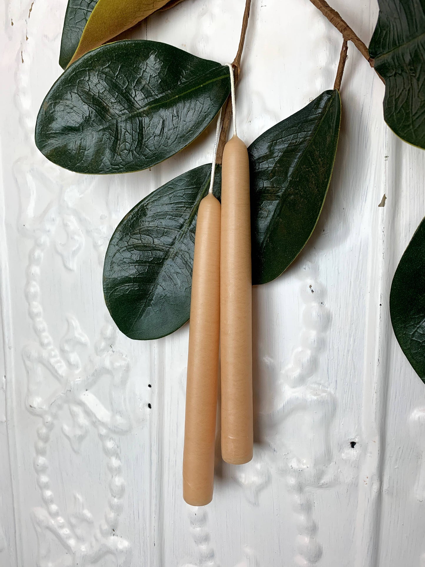 Tapered Candles - Ivory: 10"