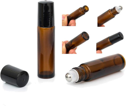 Empty 10 mL Roll-On Bottles