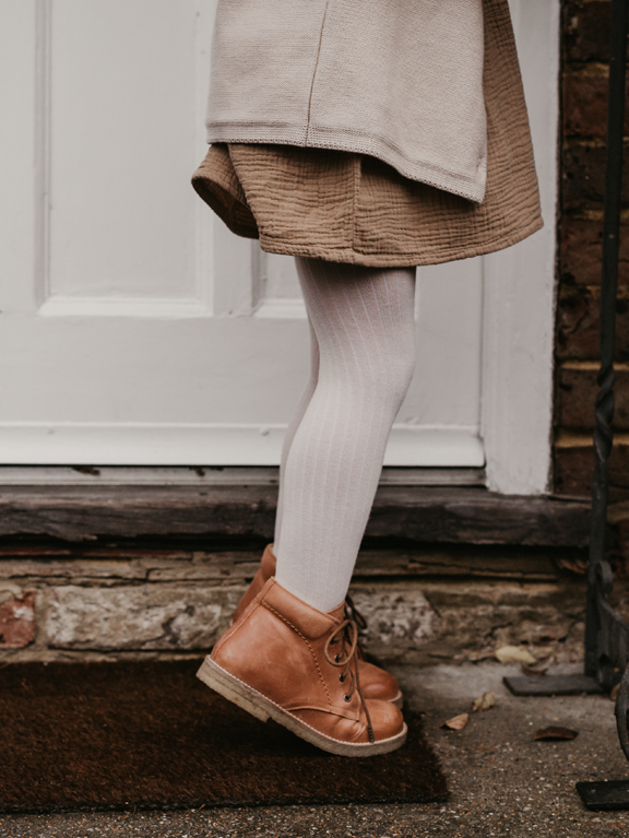 The Ribbed Tight: Gray Melange