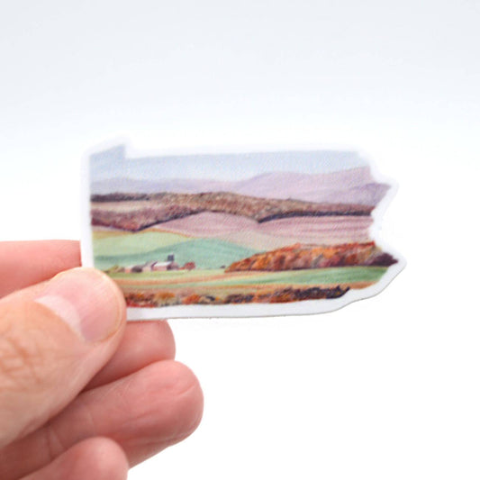 Lancaster Pennsylvania State Vinyl Decal Sticker (mini)