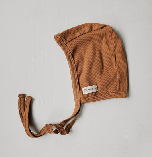 Organic Baby boy girl bonnet stretchy new born hat, baby shower gift