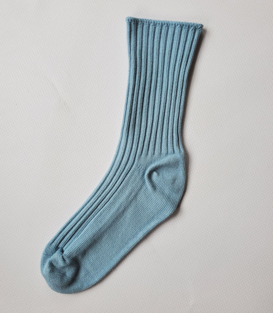 Blue Ankle High Organic Socks Baby/Kids