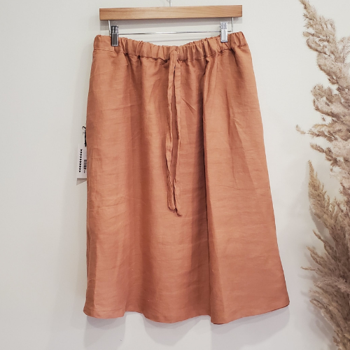 Linen Handmade Skirt by Gray Rayne