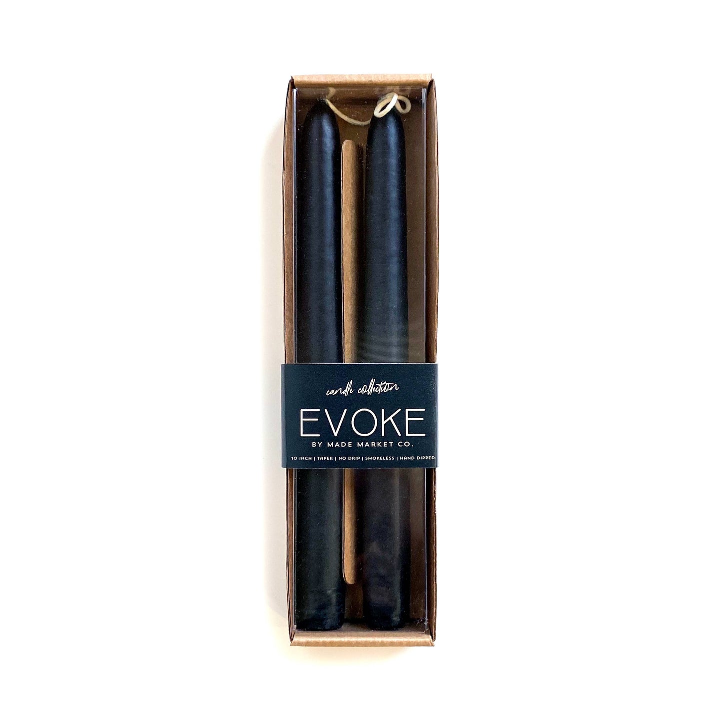 Tapered Candles - Slate: 10"
