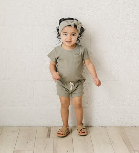 Green Short Set Organic Cotton