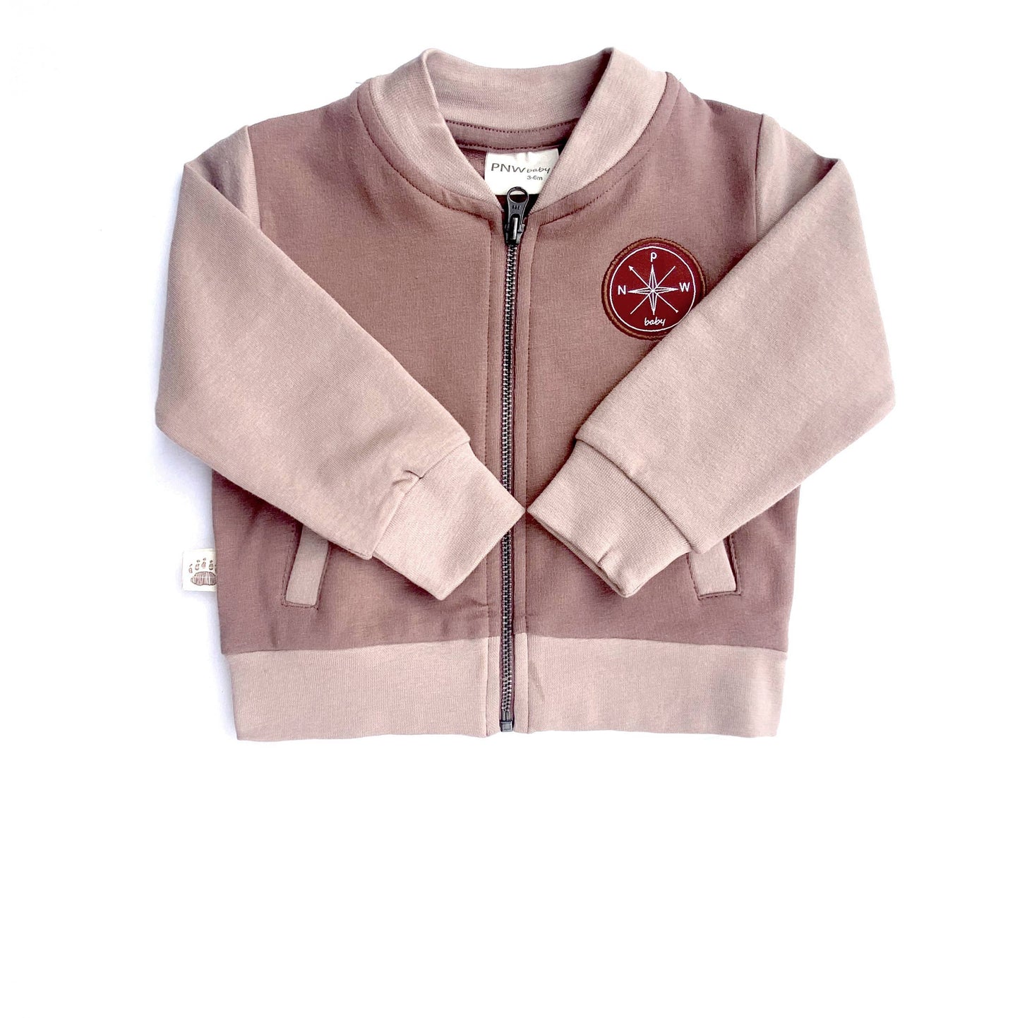 PNW Baby Varsity Sweatshirt- Rose