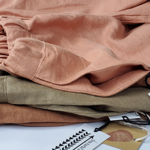 Linen Handmade Skirt by Gray Rayne