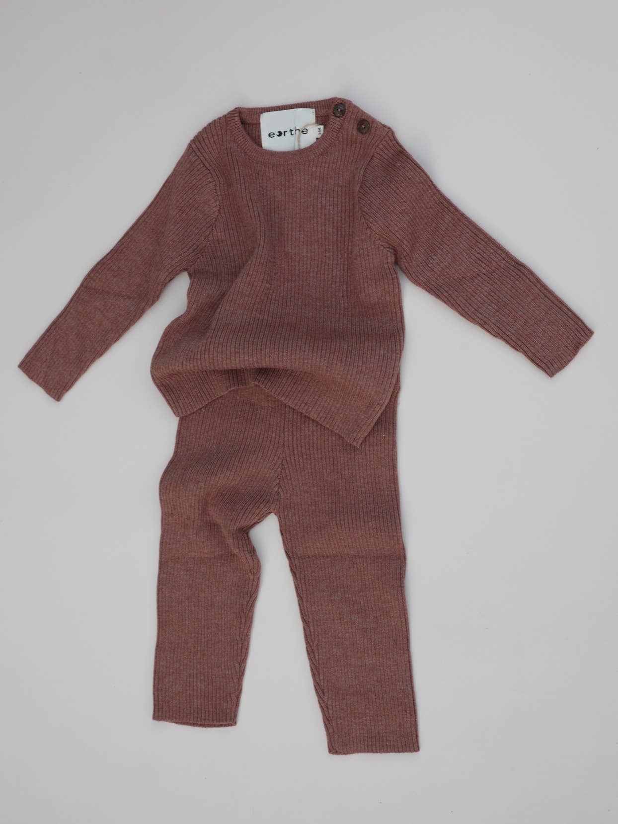 Knit set / Redwood