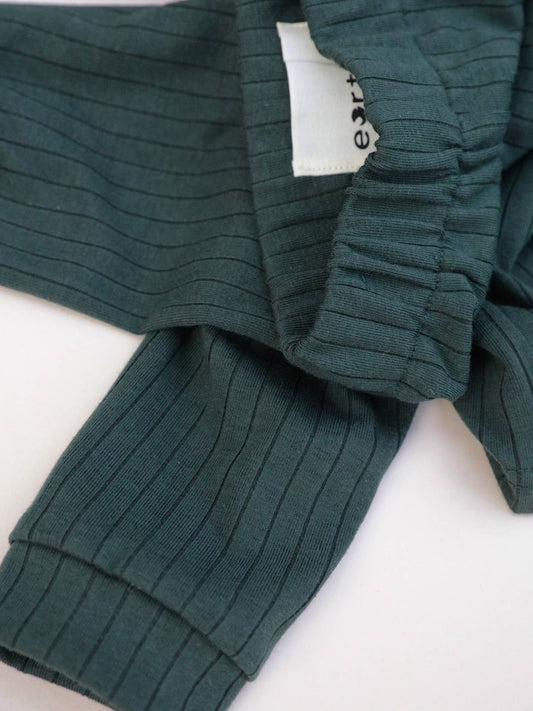 Ribbed Set Sherpa Blue