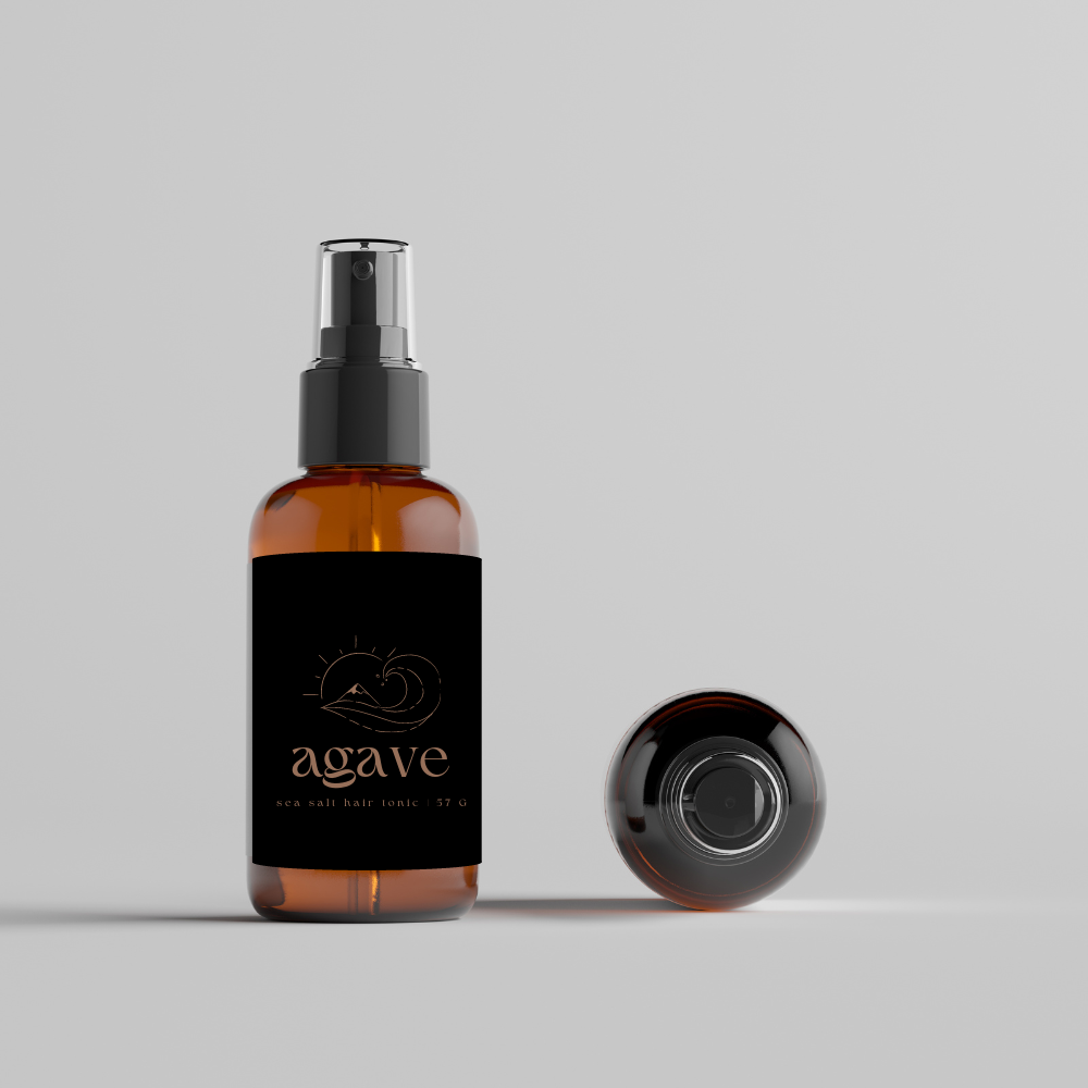 Sea Salt Agave Hair Tonic: Sea salt agave hair tonic
