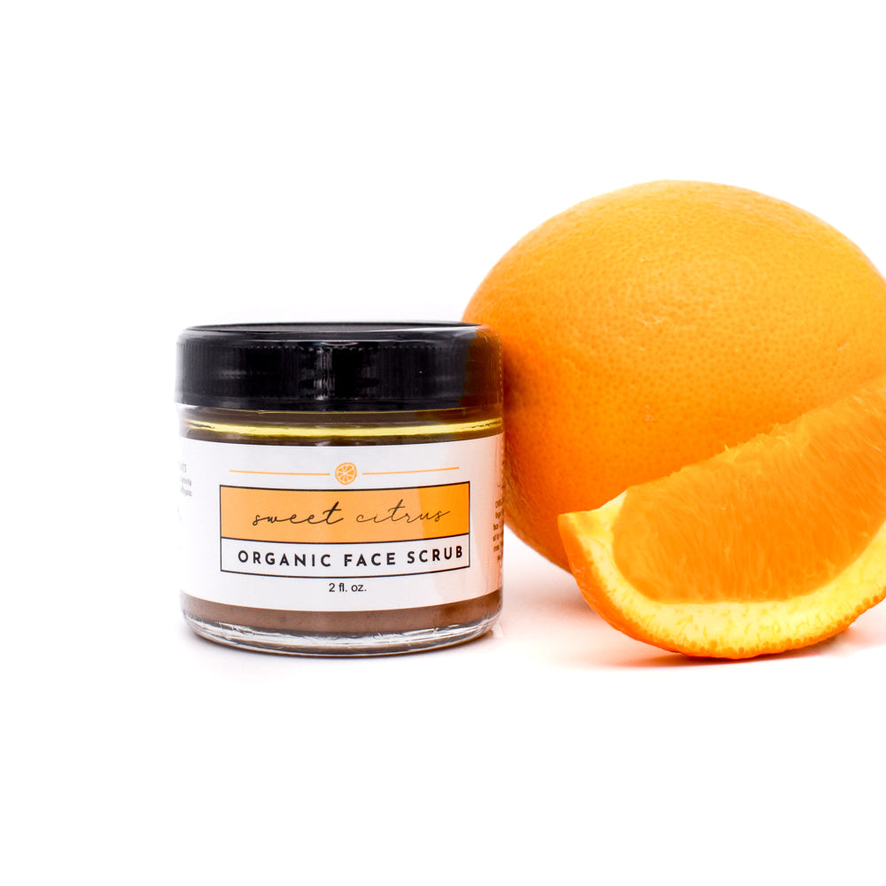 Sweet Citrus Organic Face Scrub