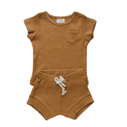 Rust Short Set Organic Cotton